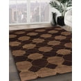 thumbnail image 2 of Ahgly Company Indoor Rectangle Abstract Saddle Brown Abstract Area Rugs, 4' x 6', 2 of 6