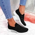 thumbnail image 4 of Flying Rhinestone Loafed Flat Casual Sports Shoes, 4 of 4