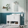 thumbnail image 2 of Linon Blakely White 31" Vanity Mirror and Floor Cabinet Set, 2 of 6