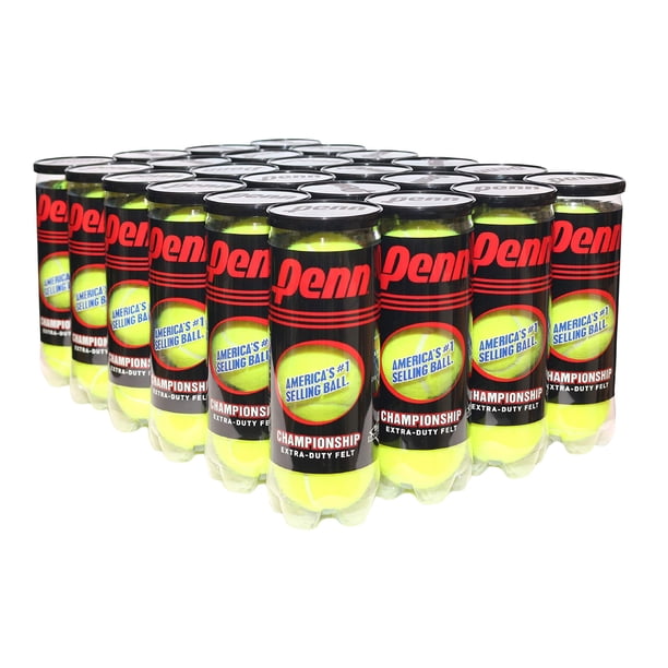 Pelotas de tenis Penn Championship Extra Duty, 72 pelotas, 24 latas