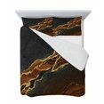 thumbnail image 7 of Brown Marble Twin XL Size Down Alternative Comforter, Lightweight Comforter Quilt Bedding Set with Pillow Shams Gold Abstract Vintage Modern Ombre Art All Seasons Bed Comforter Duvet Insert 68"x98", 7 of 7