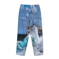 thumbnail image 4 of Kdxio Women's Comfy Stretch Lighthouse in HavanaPrint Drawstring Pajama Pants-X-Large, 4 of 9
