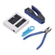thumbnail image 2 of Kit De Herramientas De Engarzado RJ45, Herramienta Pelacables De Red De Engarzado, Engarzador Ethernet Todo En Uno Para Engarzado De Conectores Modulares Cat5e Cat6 Cat6a 8P8C, 2 of 8