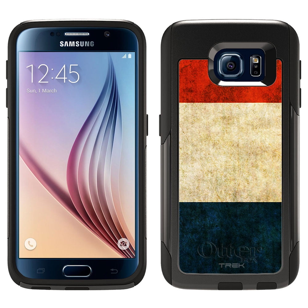 Skin Decal for Otterbox Commuter Samsung Galaxy S6 Case Vintage Dutch Flag by Trek Media Group