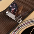 thumbnail image 1 of Universal Guitar Picks Holder Clip Metal with 3pcs Picks(Guitar Picks Random Delivery), 1 of 7