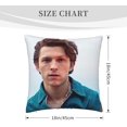 thumbnail image 5 of Tom Holland Pillow Covers 18 X 18 Inch Decorative Throw Cushion Cases Home for Furniture Bench Sofa, 5 of 6
