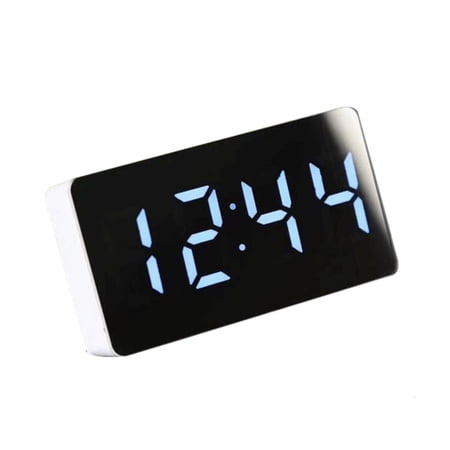 Table Alarm Clock Household Digital Timer Decorations Timing Equipment LED Mirrored Alarm Clock Suitable for Car Use