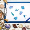thumbnail image 5 of 98 pegatinas de animales del océano, tiburón, tortuga, medusa, pulpo, ballena, estrella de mar, vinilo impermeable, calcomanías de dibujos animados multicolor, 5 of 5
