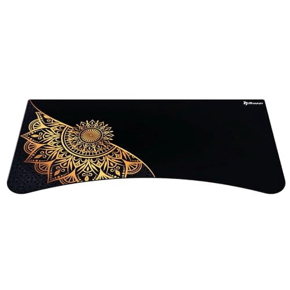 Arozzi Arena Gaming Desk Mat, Full Surface Custom Desk Pad, Interchangeable, Water Resistant & Washable Computer Desk Mouse Pad with Stitched Edges (D030)