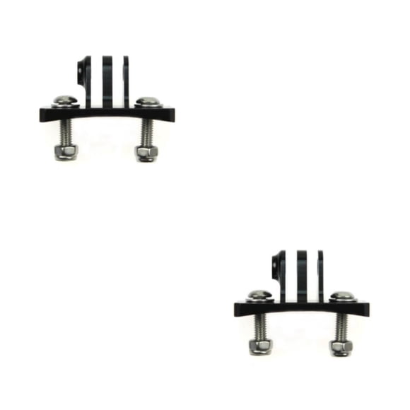Injueey Soporte de montaje fijo para casco de paracaidismo de cámara, soportes de trípode para esquí, adaptador de ciclismo para bicicleta Type2 NO2