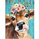 thumbnail image 1 of 5D DIY Diamond Painting Kits de taladro completo Vaca Crystal Diamond Stitch Bordado Decoración Square Drill Bit 30x40cm XianweiShao 9024715016225, 1 of 5