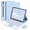 Blue, variant on Keyboard Folio Case with Trackpad, S Pen Slot & Bluetooth Mouse Compatible with Galaxy Tab S8/S9/S10/S11 Ultra 14.6",Black