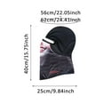 thumbnail image 3 of TIELUTT Hat Style Sunscreen Breathable Full Face Motorcycle Cycling Full Head Suitable for Holidays Such As Carnival Thing One and Thing Two for Riding 3 Merchandise Ski Back Full Face Protective Hat, 3 of 4