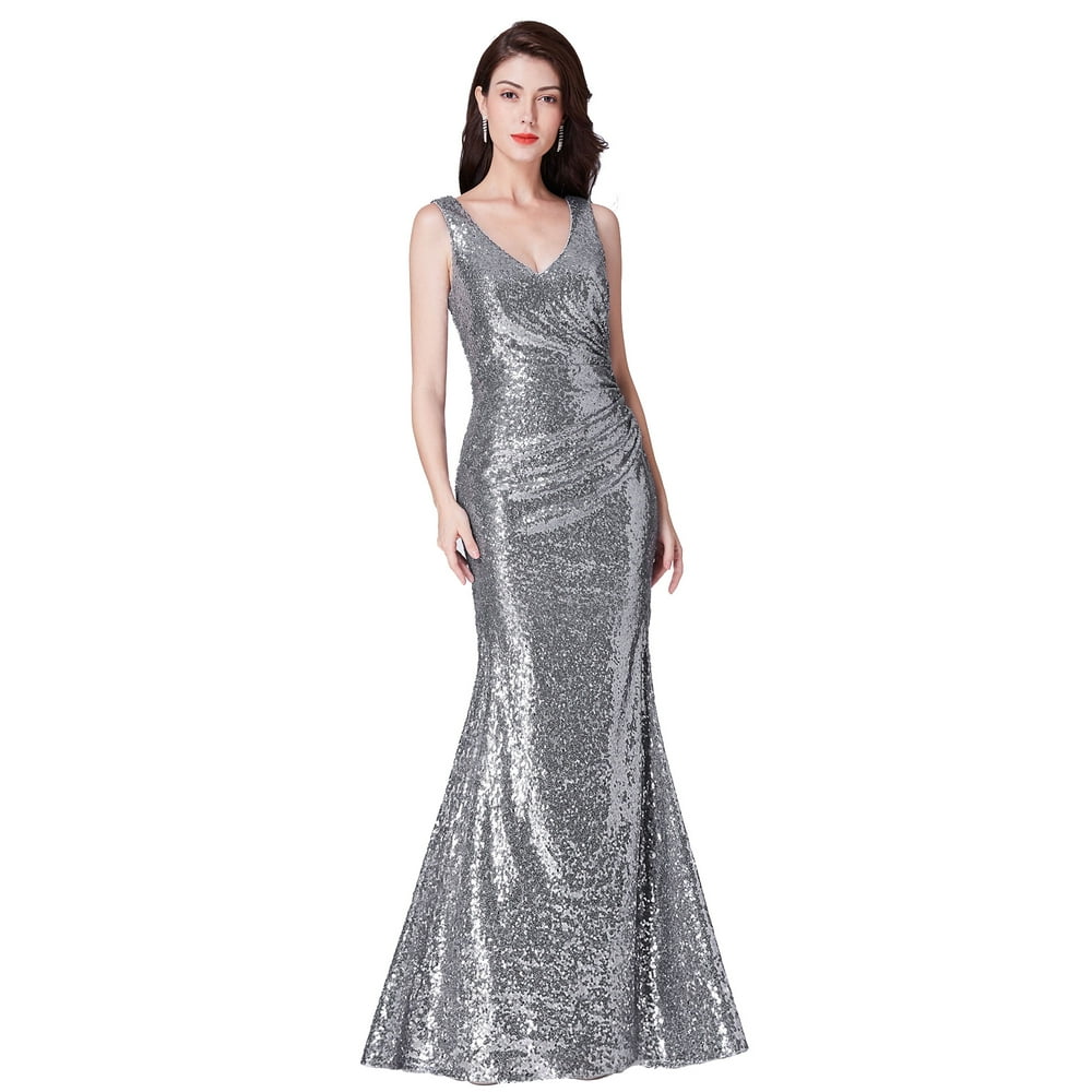 Ever-pretty - Ever-Pretty Women's Mermaid Long Sequins Cocktail Party ...