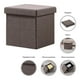 thumbnail image 2 of Ottoman Mainstays Plegable con Almacenamiento Chocolate, 2 of 4