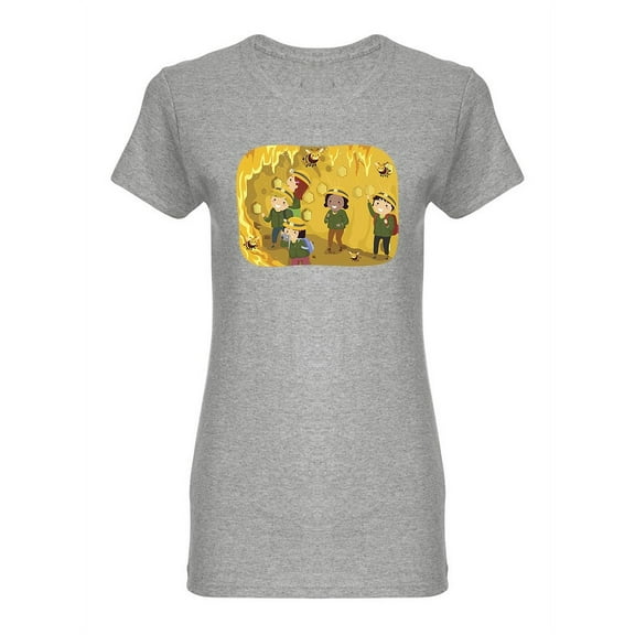Honeycomb Exploration Shaped Tee Women's -Image by Shutterstock