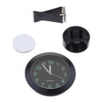 thumbnail image 1 of Universal Car Air Vent Reloj de Auto Interior Watch Luminous Clock negro Baoblaze Reloj del tablero de instrumentos del coche, 1 of 7