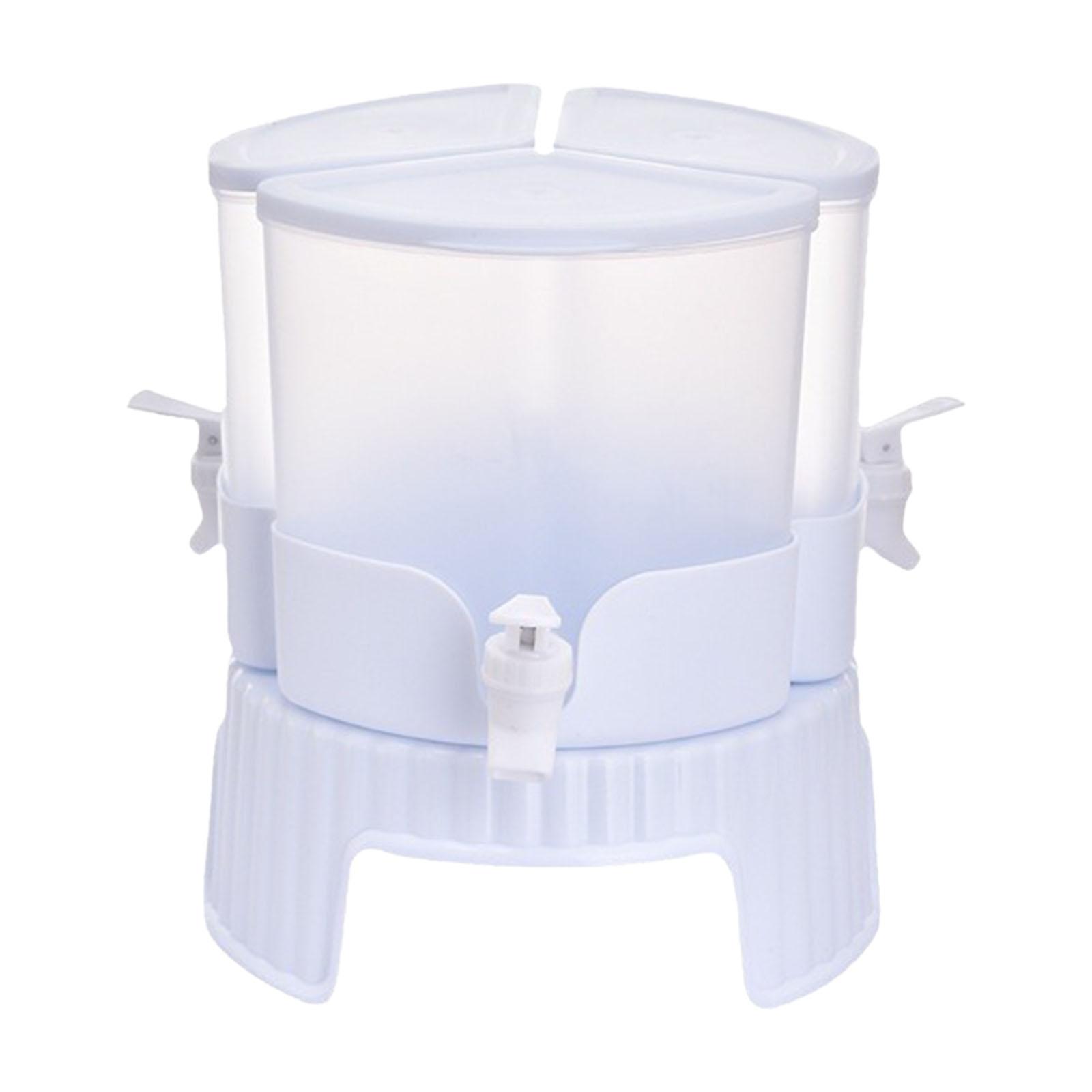 Distributeur De Boissons 3,5 L Avec Robinet - Récipient Réfrigérateur Pour Jus, Limonade, Thé Froid (orange, Design Pratique)