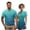 Blue Ombre, variant on Binienty Tan Duck Camo Golf Outfit Set for Couple Dry-Fit Pickleball Golf Skort and Shirt Set for Women and Men Relaxed Classic Fit Summer Golf Outfit for Golf Running Sports