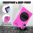 thumbnail image 4 of KIQ Samsung Galaxy Tab A 8.0 Case 2019 Model T290/T295, Heavy Duty Military Shockproof Case for Samsung Galaxy Tab A 8.0 SM-T290 SM-T295 SM-T297 - Hot Pink, 4 of 10