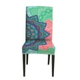 thumbnail image 2 of Skksst Spandex Stretch Dining Chair Slipcover Moroccan Floral Printed Seat Protector Cover, 4pcs, 2 of 2