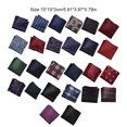thumbnail image 2 of Male Handkerchief Supple Hand-made Hand Towel Business Wedding Party design; safe; Suit Embroidery Pattern Square for Shopping Style 25, 2 of 7