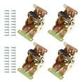 thumbnail image 1 of FRCOLOR locking hinge 4pcs Locking Hinge 90 Degree Locking Foldable Hinges Folding Table Chair Leg Brackets,2.68"X2.48"X2.13", 1 of 5