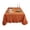 Orange, variant on Ruanlalo Solid Color Ruffled Tablecloth Cotton Blend Rustic Tablecloth Rectangular Square Table Cover for Farmhouse Home Kitchen Dining Table Patio Decoration