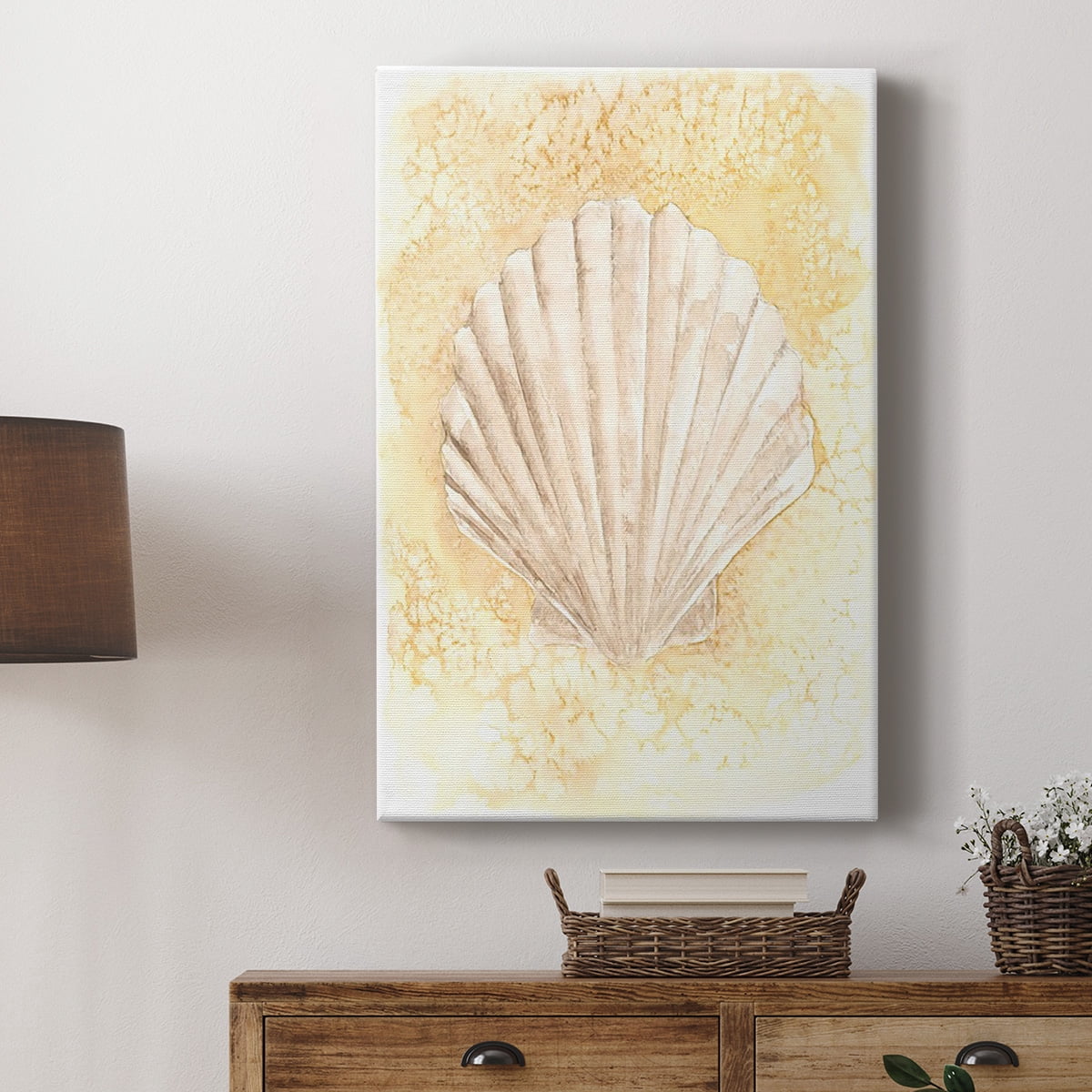 Salty Seashell II Premium Gallery Wrapped Canvas - Ready to Hang