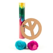 U Brands Peace Out Locker Kit, Locker Shelves, Teen, Assorted Colors, 7 Piece, 5074U