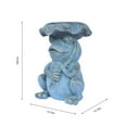 thumbnail image 2 of Frog Garden Statue Plant Stand w/Solar Light, 2 of 4