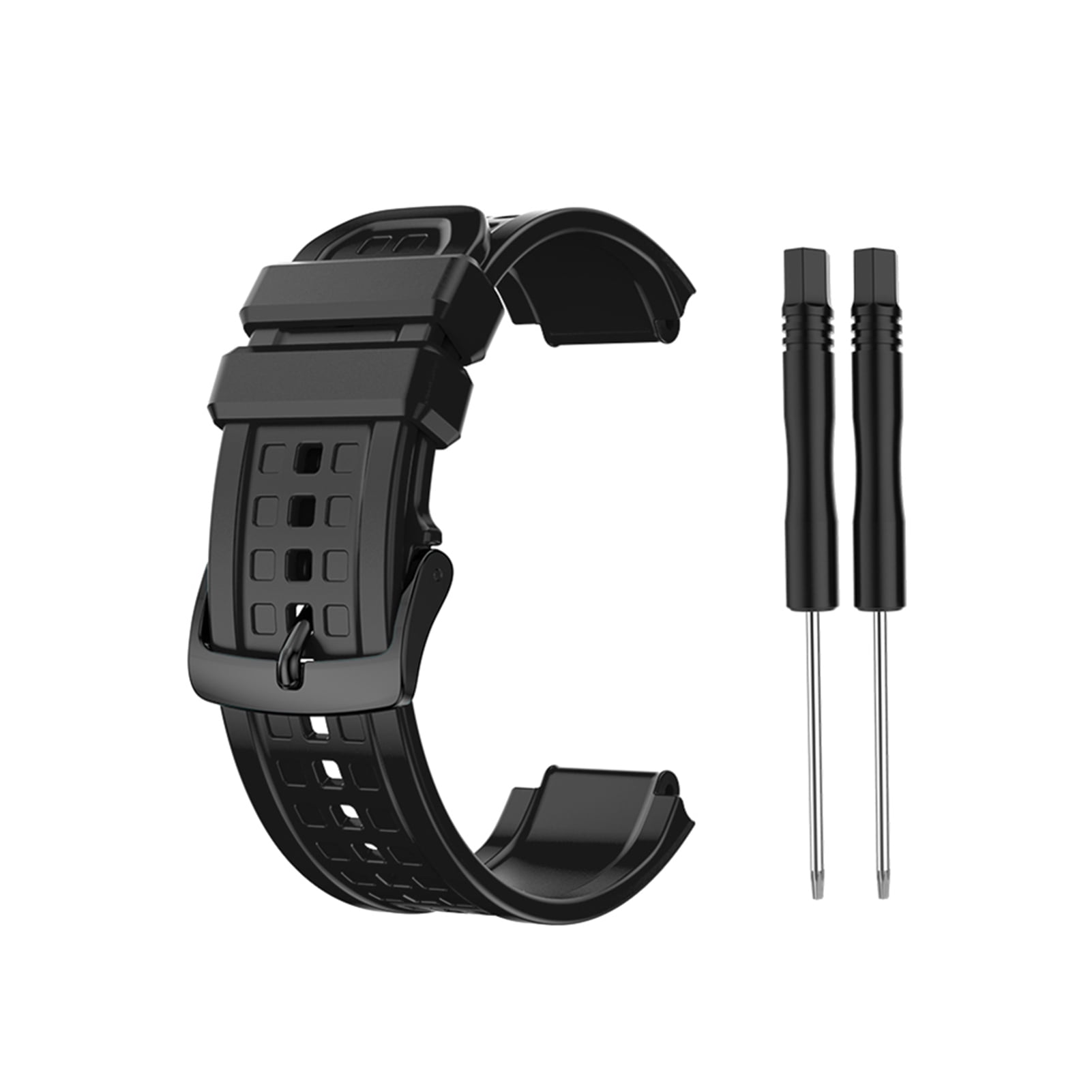 Silicone WatchBand Wrist Strap Tool Replacement For Garmin Forerunner 25 S/L 