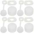 thumbnail image 2 of 5 juegos de tapón de silicona a prueba de derrames, juego de pajitas a prueba de fugas, cubierta superior, accesorios para vasos, 2 of 6