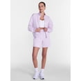 thumbnail image 3 of Athletic Works Women's Pull On Fleece Shorts, 6" Inseam, Sizes XS-XXXL, 3 of 6