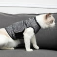 thumbnail image 2 of Cat Anxiety Calming Wrap，Cat Anxiety Jacket Calming Vest for Travel, Separation,Thunder Frightened Relief Vet Solution Shirt for Keeping Cats Calming Jacket, 2 of 7