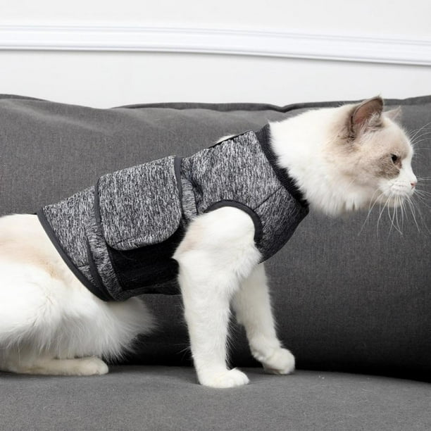 Cat Anxiety Jacket, Anti Anxiety Vest Thunder Vest for Cats Pet Shirt