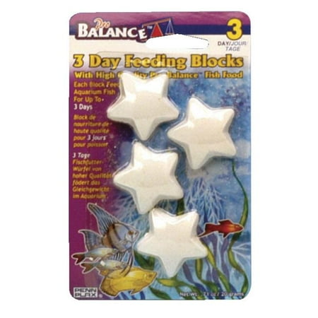 UPC: 0030172005381 | Penn Plax 3 Day Feeding Blocks – Star Shaped – 4 Pack