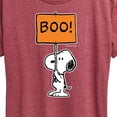 thumbnail image 3 of Peanuts - Snoopy Boo Sign - Women's Short Sleeve Graphic T-Shirt, 3 of 6