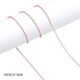 thumbnail image 4 of de cadena de anteojos de metal Cordón Gafas Soporte antideslizante Cuerda Correa para el cuello Cordón Retenedor de gafas Gafas de terre de moda - oro and rosa Yinane Cadena de gafas, 4 of 4