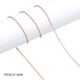 thumbnail image 4 of de cadena de anteojos de metal Cordón Gafas Soporte antideslizante Cuerda Correa para el cuello Cordón Retenedor de gafas Gafas de terre de moda - oro and rosa Yinane Cadena de gafas, 4 of 4