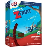 Clif Kid ZFruit Organic Strawberry Twisted Fruit Pouches, 0.7 Oz., 18 Count