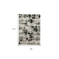 thumbnail image 3 of HomeRoots 7' X 10' Black White And Gray Stain Resistant Area Rug, 3 of 10