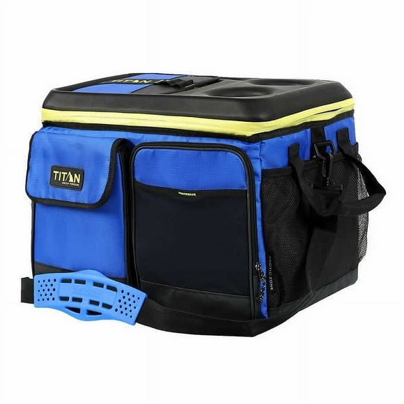 Titan 50 Can Collapsible Cooler, Blue
