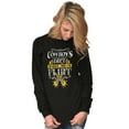 thumbnail image 4 of Cowboys Make Me Flirt Funny Cowgirl Women Plus Size Long Sleeve Graphic Tee Brisco Brands 2X, 4 of 5