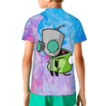 thumbnail image 4 of Invader Zim Kids T-Shirt 3d Printed Graphic T-Shirts Boys And Girls Short Sleeve Shirts For Youth Kids X-Small, 4 of 7