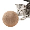 thumbnail image 4 of Bola para rascar para gatos Rectificar los dientes y triturar garras Bola de sisal Divertid Abanopi Bola de sisal, 4 of 7