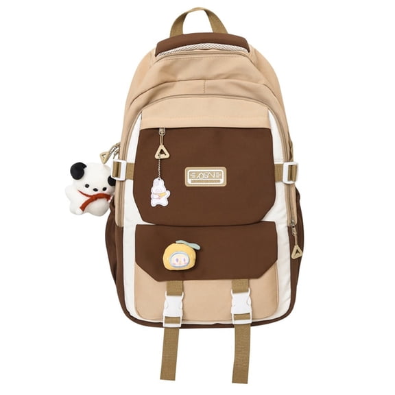 Japanese Style Large Capacity Backpack Multifunctional Side Pockets Men Waterproof Backpack Travel Bag Laptop Backpack Academy Style Casual Daypack BookBag