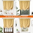 thumbnail image 2 of DriftAway Julianna Tie Up Curtain Blackout Room Darkening Thermal Insulated Adjustable Balloon Curtain Rod Pocket Single 63"L x 45"W Golden Yellow, 2 of 6