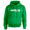 Green, variant on Respect My Tshirt - #GRAD: Class of 2026 Graduation, Men's Streetwear Hooded Pullover Sweatshirt, Small, Red