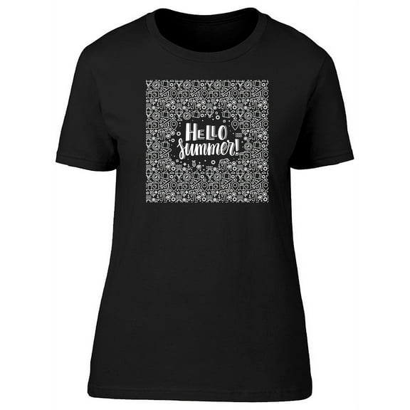 Hello Summer! Cute Inspiration Tee Women's -Image by Shutterstock